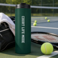 Personalised Tennis Travel Mug – Court Life Mode  