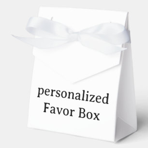 personalised Tent 4x2x5 Favour Box