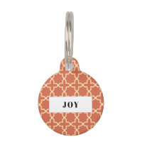 Personalised Terracotta Star Pattern Pile