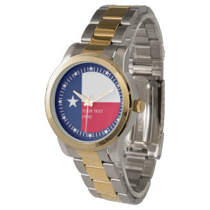Personalised Texas State Flag watch Design