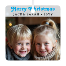 Personalised Text 2 Photo Green Retro Typography