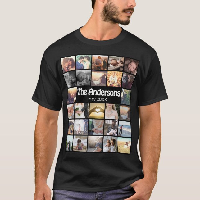 Personalised text and images T-Shirt (Front)