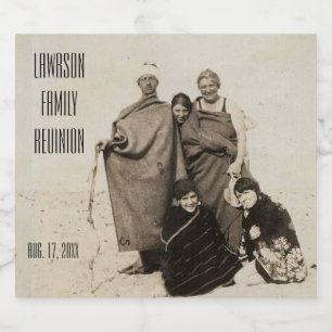 Personalised Text and Photo Beer Bottle Label