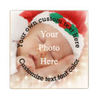 Personalised text and photo template