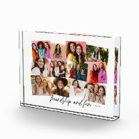 Personalised text fun memory collage