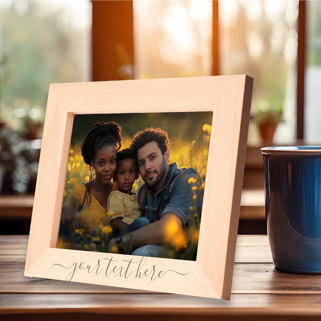 Personalised Text Script Etched Frames (Creator Uploaded)