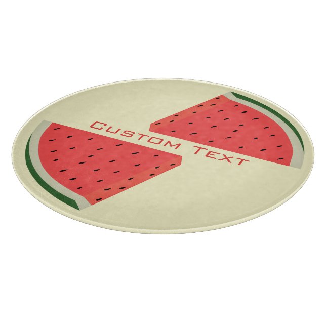 Personalised Text Watermelons Cutting Board (Corner)