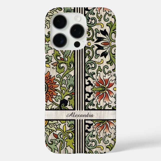 Personalised Texture Background Damask Case-Mate iPhone Case (Back)