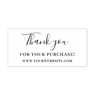 Personalised Thank you Business Self-inking Stamp