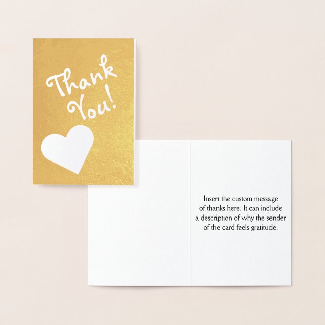 Personalised "Thank You!" Card (Display)