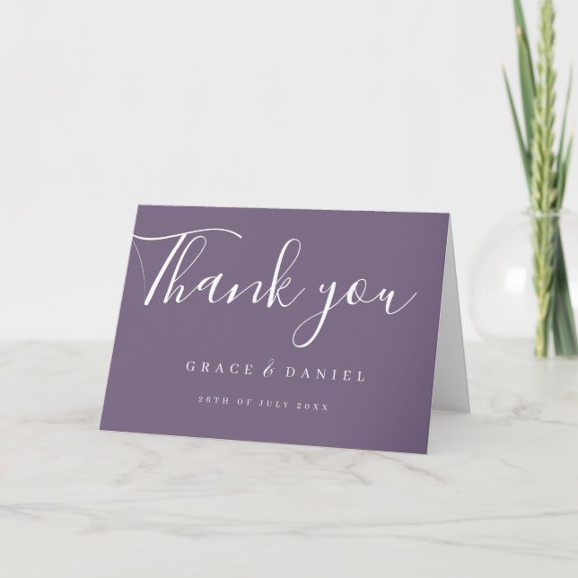 Personalised Thank You Card (Front)