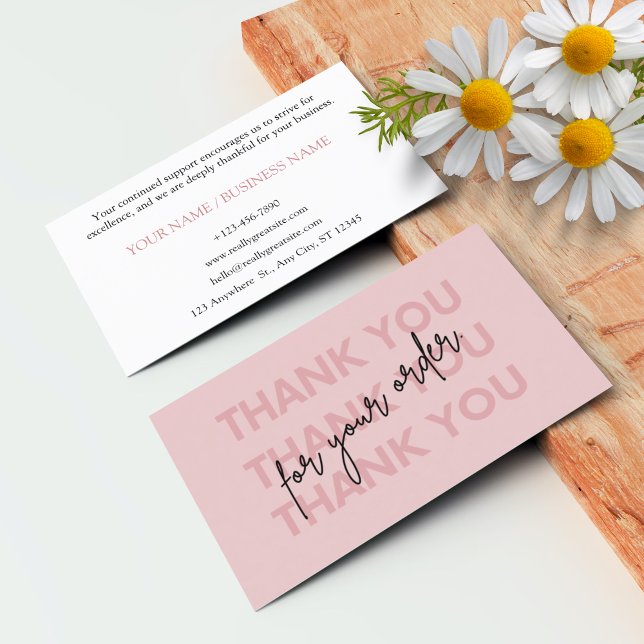 Personalised Thank You Card Business (Personalized Thank You Card Business)