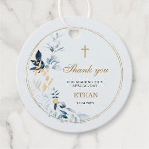 Personalised Thank You Card First Holy Communion Favour Tags