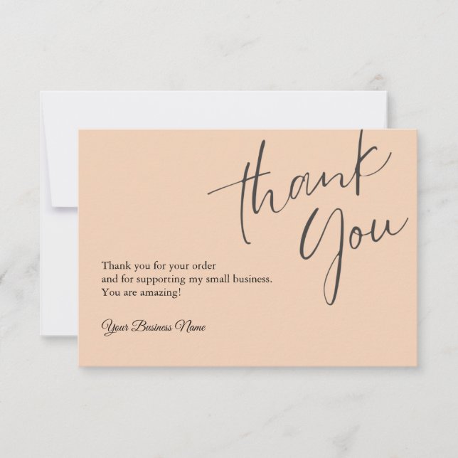 Personalised Thank You Cards Professional (Front)