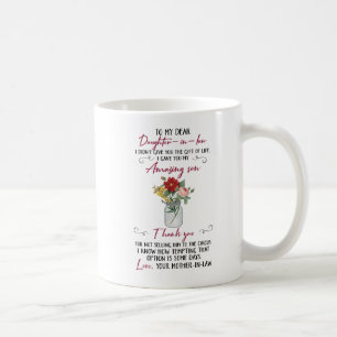 Personalised Thank You Daughter In Law Coffee Mug