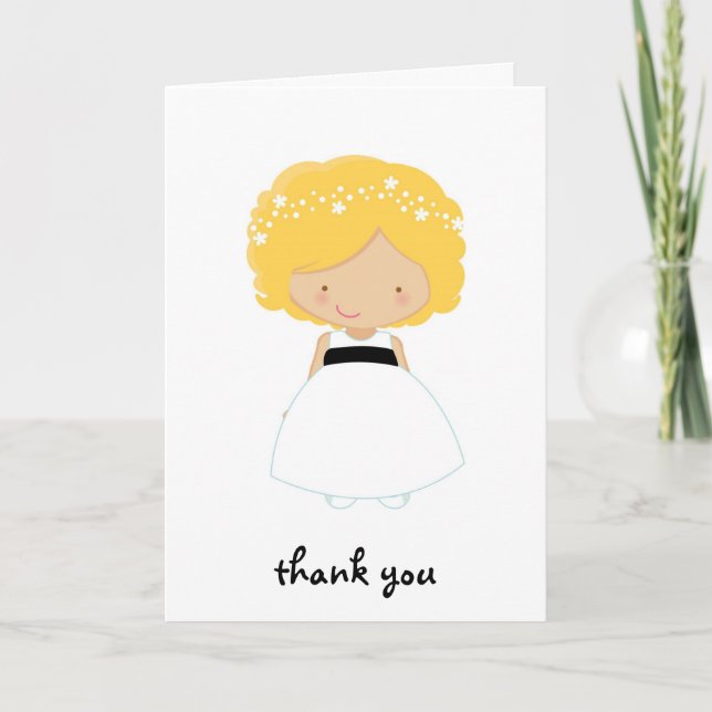 Personalised Thank You For Being Our Flower Girl (Front)