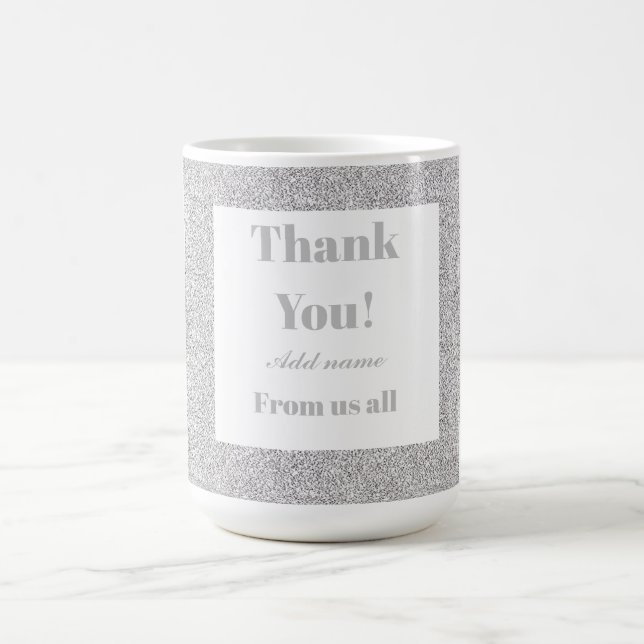 Personalised thank you from us all mug (Center)