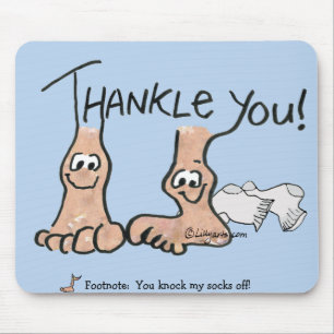 Personalised Thank You Gift Mouse Mat
