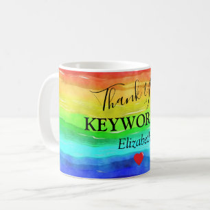 Personalised Thank you keyworker Coffee Mug