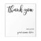 Personalised Thank You Notepad