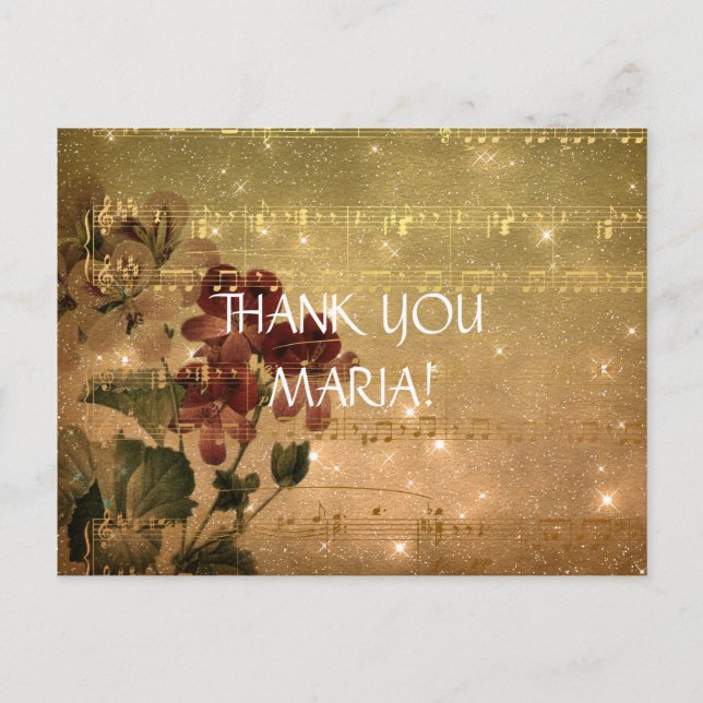 Personalised Thank You Postcard (Front)