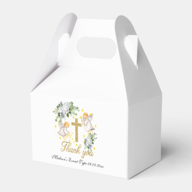 Personalised Thank you Religious Events Favour Box (Front Side)