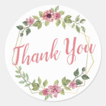 Personalised Thank You Stickers