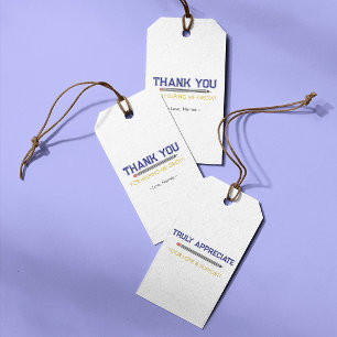 Personalised Thank You Teacher Appreciation Custom Gift Tags