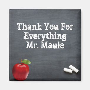 Personalised Thank You Teacher Magnet