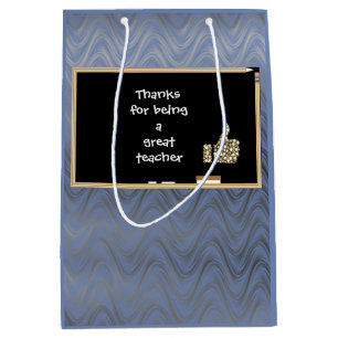 Personalised Thanks to Teacher Medium Gift Bag