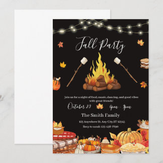 Personalised Thanksgiving dinner invitation