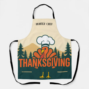 Personalised Thanksgiving Funny Turkey Apron