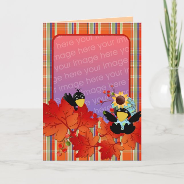 Personalised Thanksgiving Photo Cards (Front)