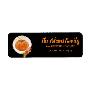 Personalised Thanksgiving Pumpkin Holiday