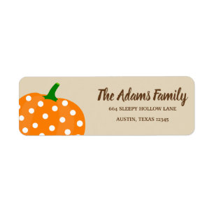 Personalised Thanksgiving Pumpkin Holiday
