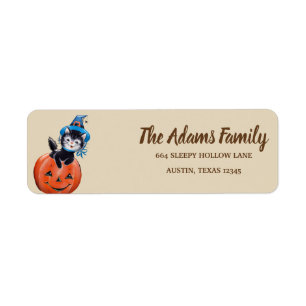 Personalised Thanksgiving Pumpkin Holiday Label