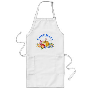 Personalised Thanksgiving with  Pumpkins Long Apron
