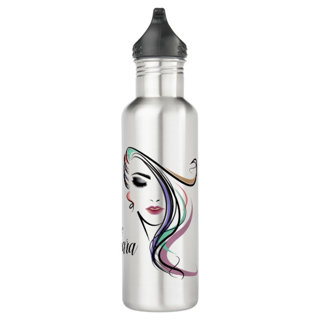 Personalised The Beautician 710 Ml Water Bottle (Right)