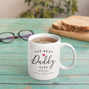 Personalised "The Best Daddy Ever" Cute Coffee Mug