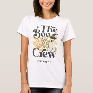 Personalised The Boo Crew Halloween T-Shirt