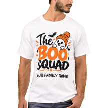 Personalised The Boo Squad Halloween T-Shirt