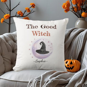 Personalised The Good Witch – Halloween Pillow