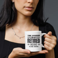 Personalised The Legend Has Retired Grandpa