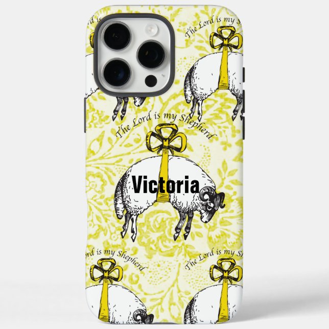 Personalised The LORD is my shepherd Psalm 23 Case-Mate iPhone Case (Back)