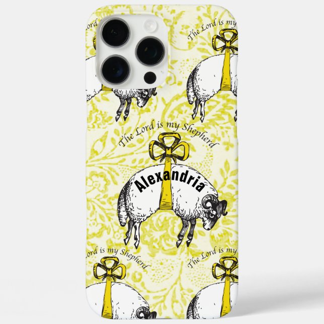 Personalised The LORD is my shepherd Psalm 23 Case-Mate iPhone Case (Back)