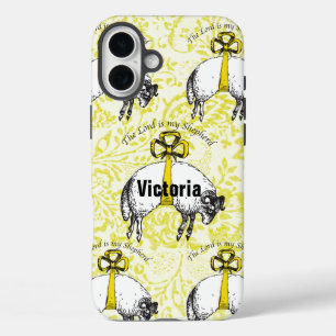 Personalised The LORD is my shepherd Psalm 23 iPhone 16 Plus Case