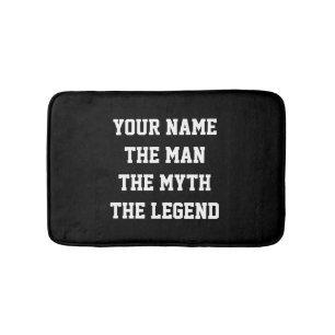 Personalised The man myth legend non slip bath mat