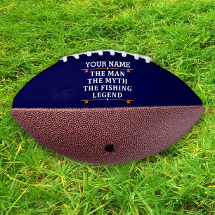 Personalised The Man The Myth The Fishing Legend American Football