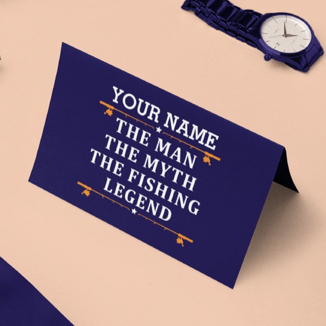 Personalised The Man The Myth The Fishing Legend Card (Creator Uploaded)