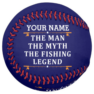 Personalised The Man The Myth The Fishing Legend Softball